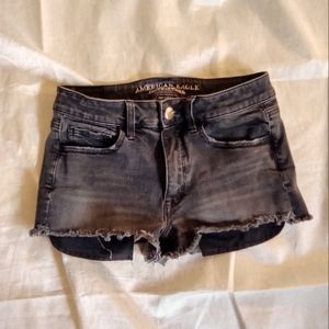 Grey American eagle shorts size 6.